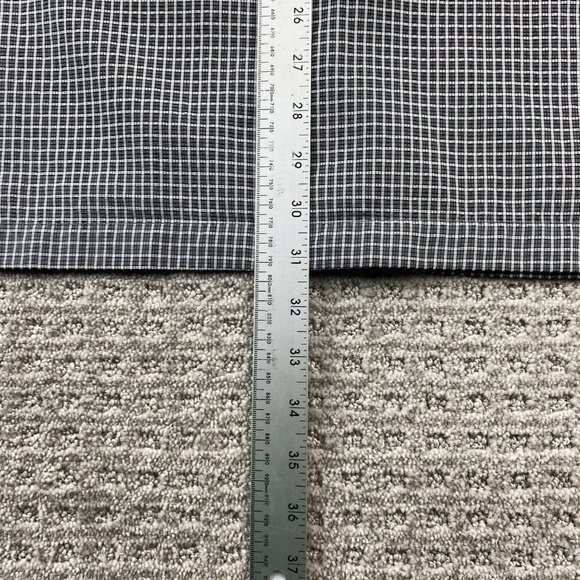 Gotcha Sport Shirt Men Medium M Gray Checkered Button Up Casual Pocket Logo - Picture 10 of 10